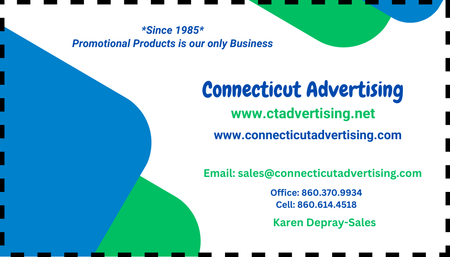 Connecticut Advertising  * sales@connecticutadvertising.com
           888-523-6656  *   860-370-9934  *  860-614-4518