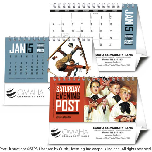Triumph Calendars - The Saturday Evening Post Desk Calendar - 4252