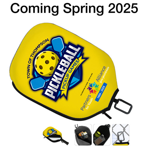 Full Color Pickleball Paddle Cover-Product Size: 8-1/2” W x 12” L x 1/2” D