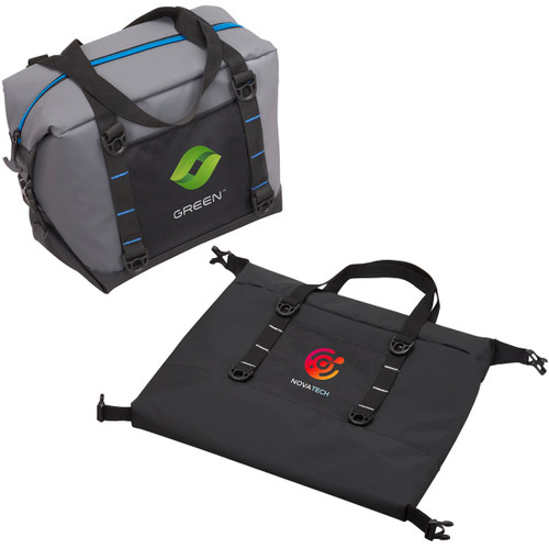 Urban Peak® 12 Can Collapsible Cooler-Durable, collapsible 12 can cooler is designed to transition easily from a cube shape to flat for economical shipping and storage Urban Peak® 12 Can Collapsible Cooler-Durable, collapsible 12 can cooler is designed to transition easily from a cube shape to flat for economical shipping and storage