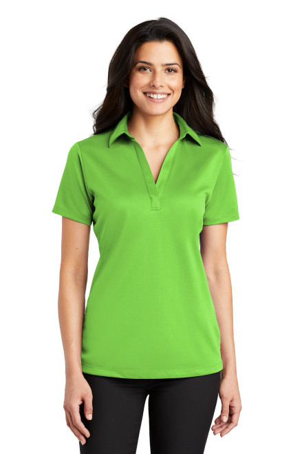 Add Your Logo to Port Authority - Ladies Silk Touch Performance Polo - L540