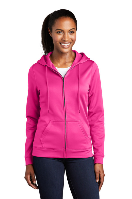 Sport-Tek - Ladies Sport-Wick Fleece Full-Zip Hooded Sweatshirt - LST238 Sport-Tek - Ladies Sport-Wick Fleece Full-Zip Hooded Sweatshirt - LST238