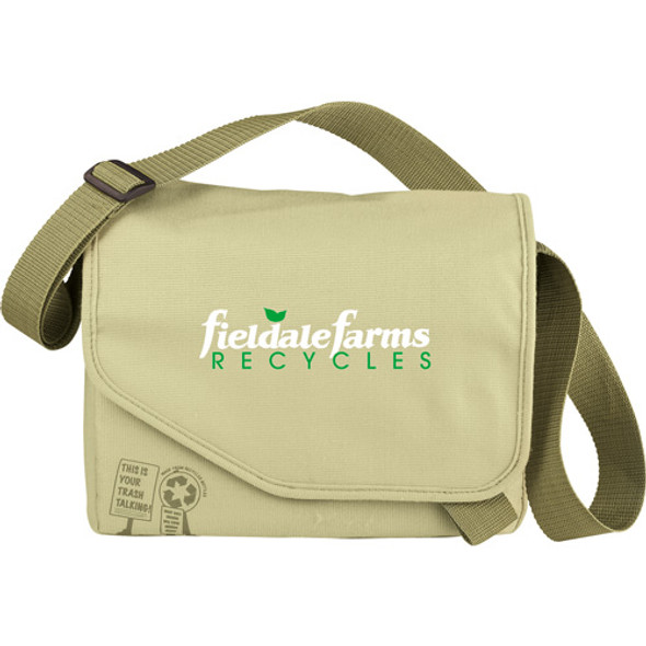 Trash Talking Recycled Tablet Messenger Bag - 3008-10