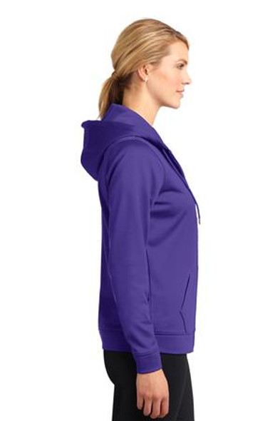 Sport-Tek - Ladies Sport-Wick Fleece Full-Zip Hooded Sweatshirt - LST238