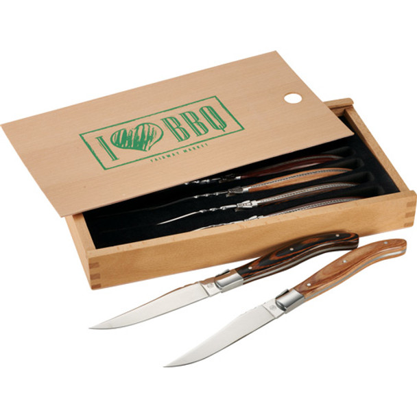 Laguiole® 6 Piece Array Steak Knife Set - 1250-37