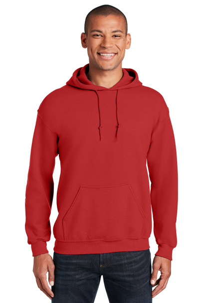 GILDAN ADULT  8 oz. 50/50 HOODED SWEATSHIRT - 