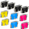 10 Pack - Remanufactured replacement for Epson T032 and T042 series ink cartridges