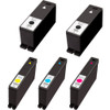 Lexmark 100XL Black and Color 5-Pack replacement