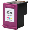 HP 63XL color ink cartridge remanufactured replacement