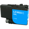 Brother LC3033C Ink Cartridge, Cyan, Super High-Yield