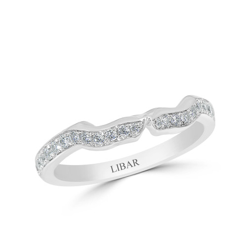 Pave Set Fitted Matching Band #2766