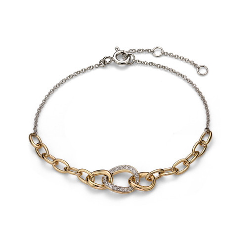 Contemporary Diamond Link Bracelet for Her Contemporary Diamond Link Bracelet for Her