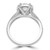 Split Shank Cushion Halo Engagement Ring