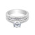 Ladies Pave Set Diamond Engagement Ring