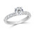 U-Set Micro-Pave Diamond Engagement Ring