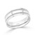 Double Row Milgrain Textured Men's Wedding Band