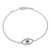 Diamond Pave Set Evil Eye Bracelet