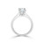 Ladies Cathedral Style Oval Solitaire Engagement Ring