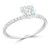 Diamond Elegance: French-Pave Ladies Engagement Ring