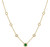 Yellow Gold Floating Diamond Station Necklace  Yellow Gold Floating Diamond Station Necklace