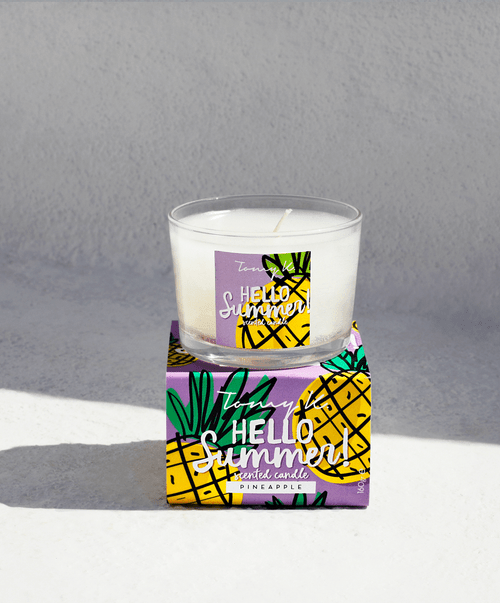 Tereza of Naxos Hello Summer Pineapple Scented Candle Gift Shop 12 € Tereza's Greek Concept Store