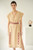 Lysimachia, Linen Dress in Caramel, Embroidered