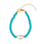 The Elegant Pearly Bracelet in Petrol