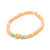 Tereza of Naxos Peach Sparkly Small Rocks & Gold Turtle Bracelet Jewellery 19 € Tereza's Greek Concept Store