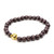 Tereza of Naxos Gold Buddha, Espresso Wooden Beads Bracelet Jewellery 25 € Tereza's Greek Concept Store