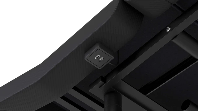 USB-A and USB-C charging ports on the side of the FORM Adjustable Bed Base