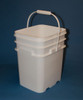5.3 GALLON EZ STOR® PLASTIC CONTAINER WITH HANDLE