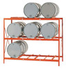 PERMANENT STORAGE RACK 9 DRUMS HORIZONTAL STORAGE