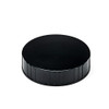 BLACK PHENOLIC SCREW CAP FOR GLASS BOTTLES - 43 MM