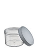 8 OZ WIDE MOUTH POLYSTYRENE JAR WITH LID