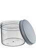 32 OZ WIDE MOUTH POLYSTYRENE JAR WITH LID
