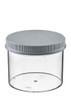 32 OZ WIDE MOUTH POLYSTYRENE JAR WITH LID