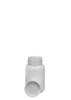 4 OZ NATURAL HDPE WIDE MOUTH BOTTLE WITH LID