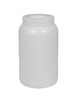 ½ GALLON NATURAL HDPE WIDE MOUTH JAR