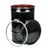 55 GALLON STEEL DRUM, OPEN HEAD, UN RATED, BOLT RING, LINED