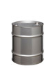 20 GALLON CLOSED HEAD STAINLESS STEEL DRUM, UN RATED, FITTINGS