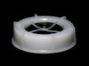 White Industrial Plastic Screw Cap with Flexspout® - 70mm