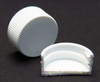 White Polypropylene Screw Cap with PE Foam Liner - 20mm
