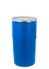 14 GALLON PLASTIC DRUM, OPEN HEAD, UN RATED, LEVER LOCK - BLUE