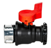 2 Inch QD Ball Valve, 62 mm Metal Collar, EPDM Gasket