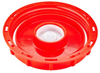 6 Inch HDPE Fill Port Lid, 2 Inch NPT Bung, TPE Gasket