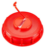6 Inch HDPE Fill Port Lid, 2 Inch NPT Bung, TPE Gasket