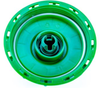 6 Inch Green HDPE Fill Port Lid, NPS Manual Vent, Silicone Gasket