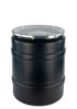 20 GALLON PLASTIC DRUM, OPEN HEAD, UN RATED, LEVER LOCK - BLACK 20 GALLON PLASTIC DRUM, OPEN HEAD, UN RATED, LEVER LOCK - BLACK