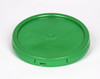 PLASTIC PAIL LID WITH TEAR TAB - GREEN