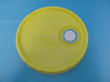 RIEKE® FLEXSPOUT® PLASTIC PAIL LID WITH TEAR TAB - YELLOW